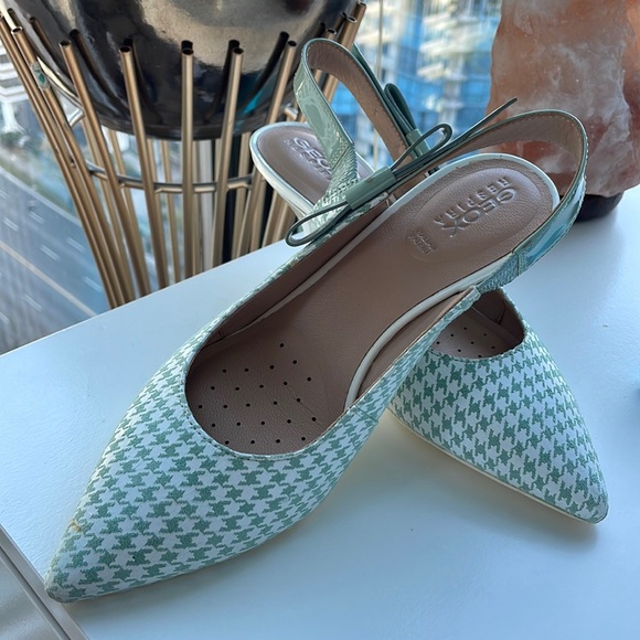 GEOX LEATHER  HIGH HEELS SIZE 36 - Picture 1 of 7